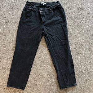 Size 33 short Curve Love High Rise Dad jeans.